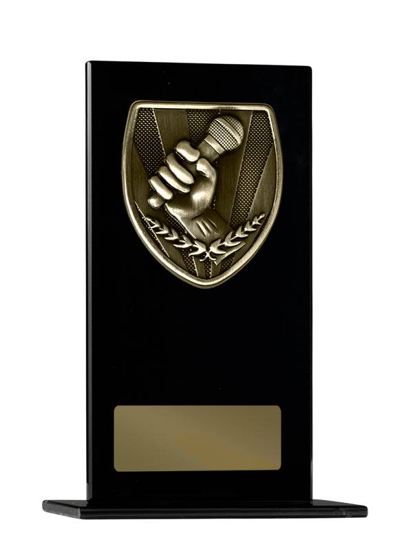 Debate/Public Speaking Glass Trophy 140mm