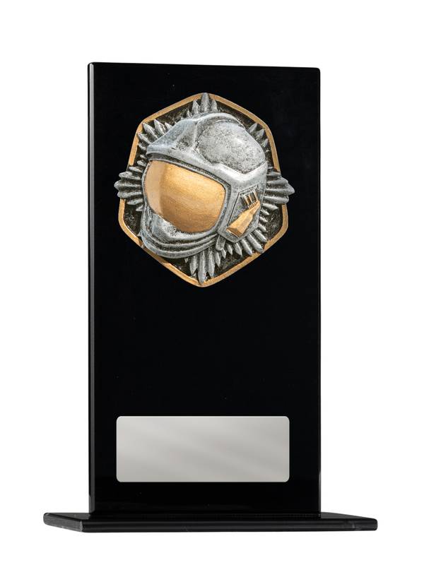 Fire Fighting Glass Trophy 140mm