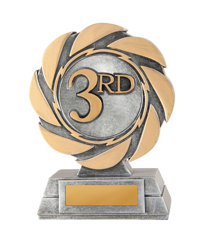 3rd Place Achievement Trophy 120mm