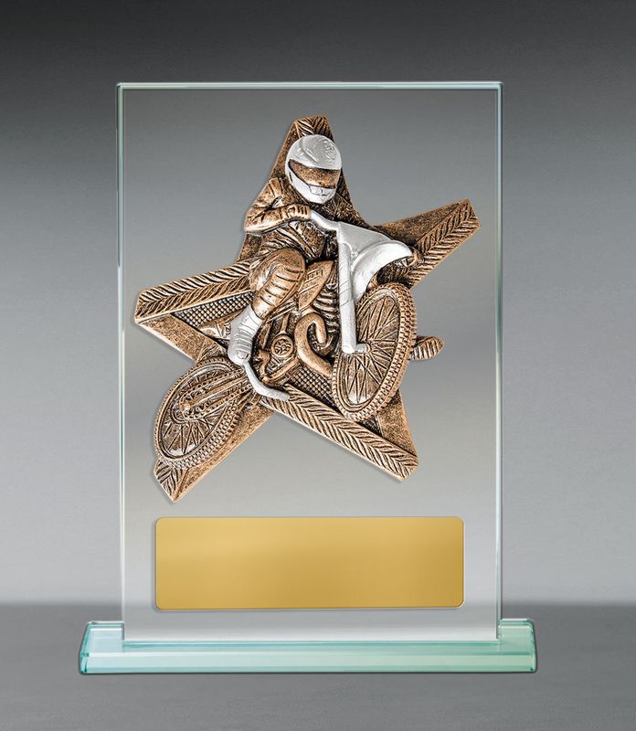 Motorsports Glass Trophy 150mm