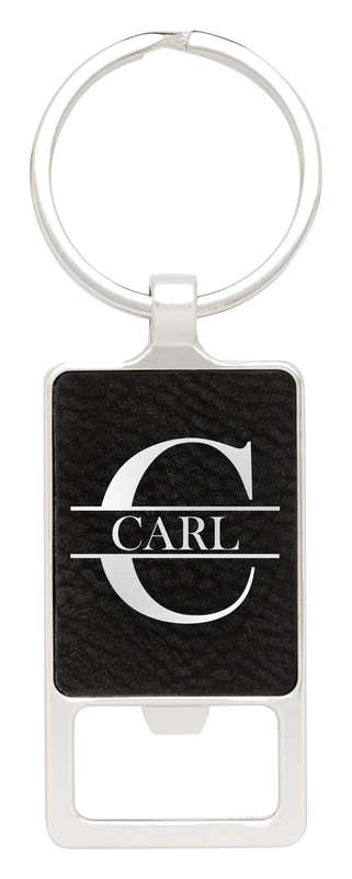 Black Keychain - Bottle Opener