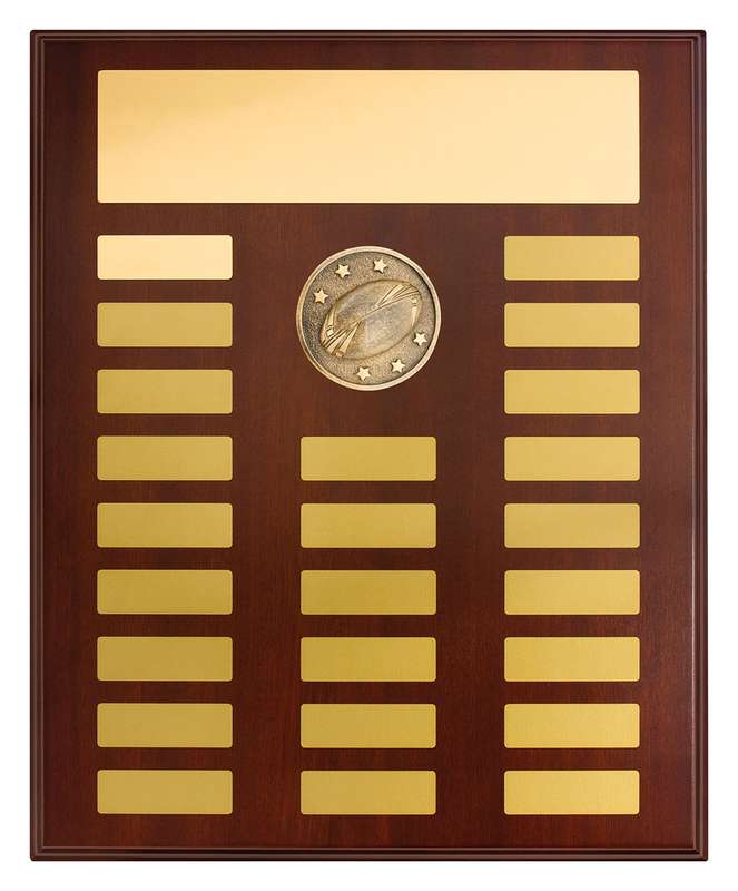 Perpetual Plaque - Rugby League / Union