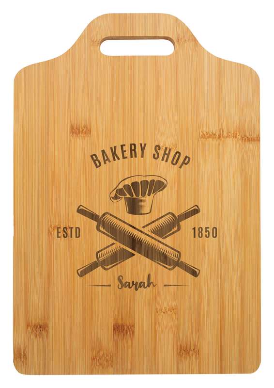 Bamboo Board with Slot Handle
