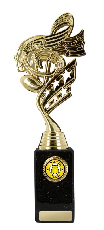 Music Figurine on Base Trophy 215mm