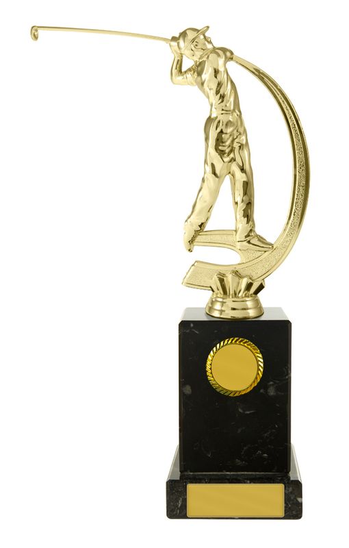 Golf Figure on Base Trophy 165mm